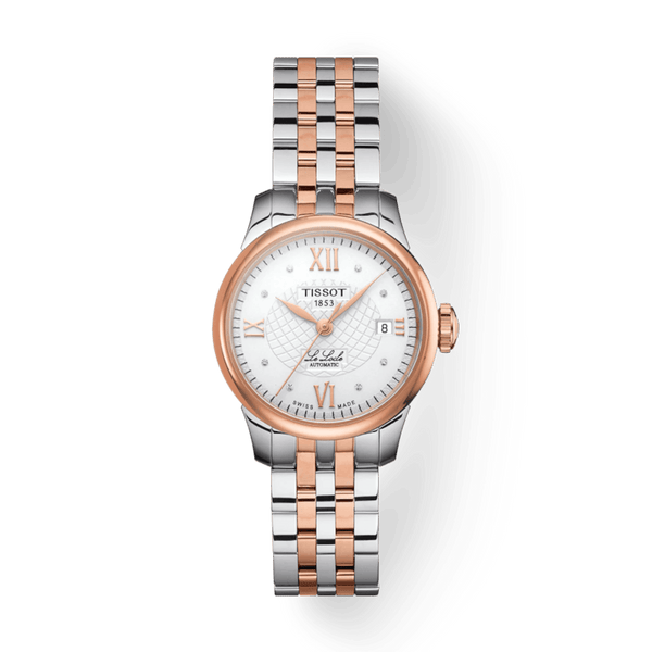 Tissot Le Locle Women's Stainless Steel & Rose PVD Automatic Watch T41.2.183.16 - Wallace Bishop