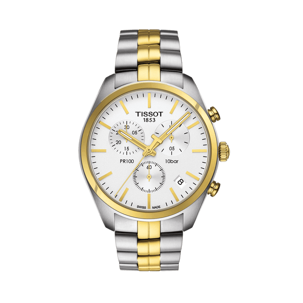 Tissot Men's Quartz Chronograph Sport Watch Silver Dial - Wallace Bishop